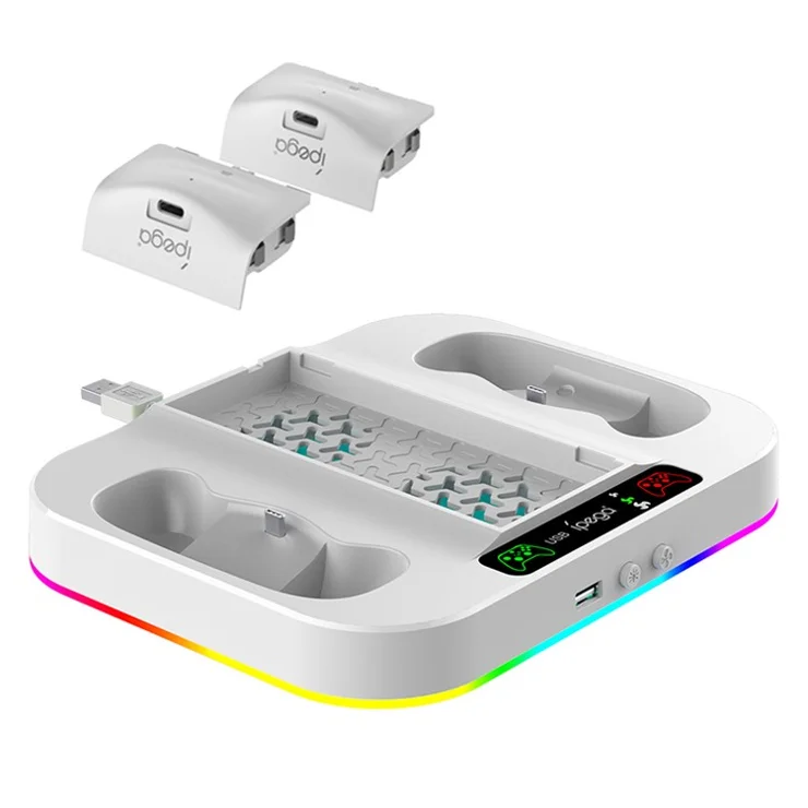 Ipega Charging Base Cooling Fan With 1400mAh Batteries For Xbox Series S Controller Dock Station Ipega Charging Base Cooling Fan With 1400mAh Batteries For Xbox Series S Controller Dock Station